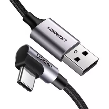 Ugreen 50940 Kabel USB USB 2.0 5 m USB A USB C Czarny, Srebrny