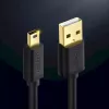 Kabel USB UGREEN 10385 Mini-USB 480 Mbps 1,5 m Czarny, szybkie ładowanie