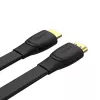 Kabel HDMI Unitek C11063BK-2M 2 m, HDMI 2.0, 18 Gbit/s, 4K@60Hz, ARC, płaski czarny