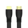 Kabel HDMI Unitek C11063BK-2M 2 m, HDMI 2.0, 18 Gbit/s, 4K@60Hz, ARC, płaski czarny