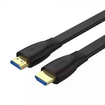 Kabel HDMI Unitek C11063BK-2M 2 m, HDMI 2.0, 18 Gbit/s, 4K@60Hz, ARC, płaski czarny