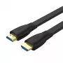 Kabel HDMI Unitek C11063BK-2M 2 m, HDMI 2.0, 18 Gbit/s, 4K@60Hz, ARC, płaski czarny