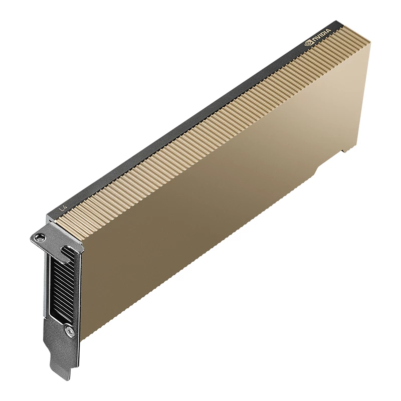 PNY NVIDIA L4 Moduł 24 GB 1x wspornik LP LowProfile z zamontowanym wspornikiem ATX PCIe x16 Gen 4.0