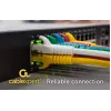 Kabel sieciowy Gembird PP6A-LSZHCU-20M RJ-45 Kat.6a 20m Szary