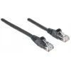 Intellinet Network Patch kabel, Cat6, 3m, Czarny, CCA, U/UTP, PVC, RJ45, Pozłacane styki, Snagless, Booted, Dożywotnia gwarancja
