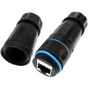 Techly IWP-MD C6-IP68T przejściówka żeńsko-żeńska RJ-45 czarny