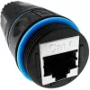 Techly IWP-MD C6-IP68T przejściówka żeńsko-żeńska RJ-45 czarny