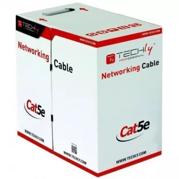 Techly F/UTP kabel Hank Cat.5E CCA 305m Solid Outdoor Czarny ITP8-RIS-0305LO