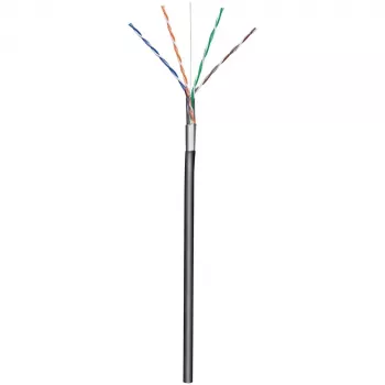 Techly F/UTP kabel Hank Cat.5E CCA 305m Solid Outdoor Czarny ITP8-RIS-0305LO