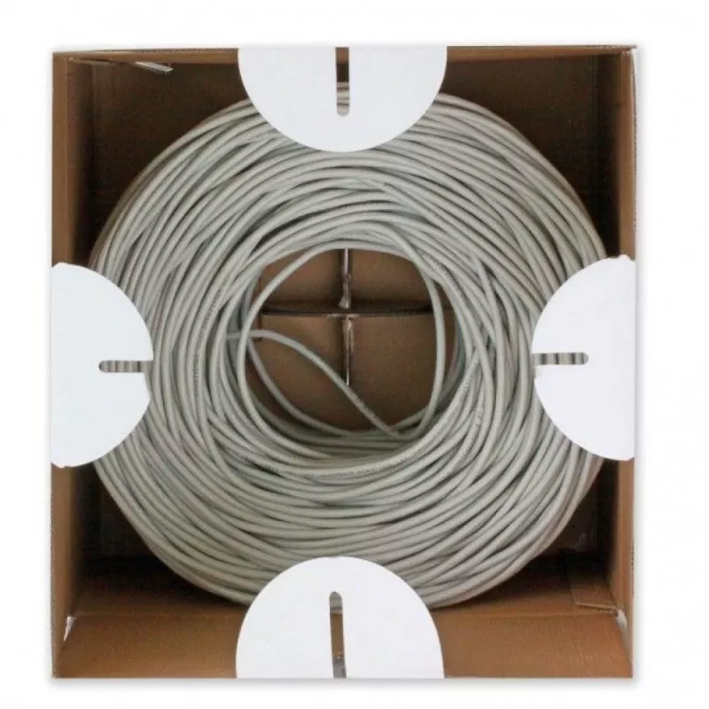 Techly F/UTP kabel Hank Cat.5E CCA 305m Solid Outdoor Czarny ITP8-RIS-0305LO