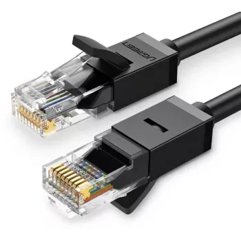 Kabel Ethernet UGREEN Cat6 RJ-45 do RJ-45, 5 m, U/UTP, 250 MHz, czarny