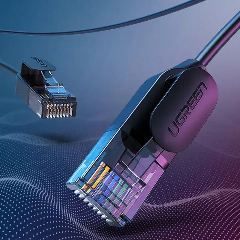 Kabel sieciowy UGREEN Cat6A UTP RJ45 3 m, osłona PVC, 500 MHz, Gigabit Ethernet