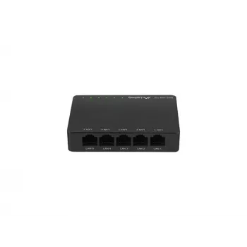 Przełącznik LANBERG DSP2-1005-12V 5x 1Gb/s Niezarządzalny Gigabit Ethernet Desktop 12V