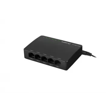 Przełącznik LANBERG DSP2-1005-12V 5x 1Gb/s Niezarządzalny Gigabit Ethernet Desktop 12V