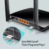 Router TP-Link Archer MR402, Fast Ethernet, Dual-band (2,4 GHz / 5 GHz), 4G, Czarny