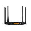 Router modemowy TP-Link AC1200 VDSL/ADSL, Wi-Fi 5 (802.11ac), Dual-band (2,4 GHz / 5 GHz), Ethernet LAN, VDSL2, Czarny, router biurkowy