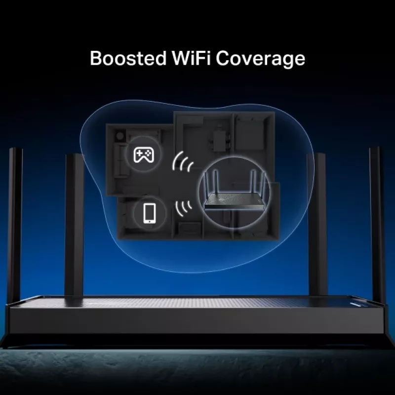 TP-Link Archer BE3600 router bezprzewodowy 2,5 Gigabit Ethernet Dwupasmowy (2,4 GHz / 5 GHz) Czarny