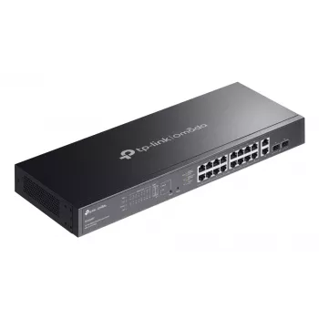 Przełącznik sieciowy TP-Link Omada ES220GMP zarządzalny L2 Gigabit Ethernet (10/100/1000) Power over Ethernet (PoE) Czarny