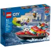 Zestaw LEGO Łódź Ratowniczo-Gaśnicza 60373 — seria City, 144 elementy, 3 minifigurki, wiek 5+, wymiary 80×230×70 mm