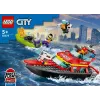 Zestaw LEGO Łódź Ratowniczo-Gaśnicza 60373 — seria City, 144 elementy, 3 minifigurki, wiek 5+, wymiary 80×230×70 mm