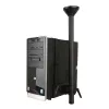 Techly ICA-CS 63 Uchwyt CPU montowany na biurku Uchwyt CPU montowany na biurku Czarny