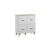 Sideboard cama meble LOTTA 110 4D — 4 drzwi, 6 półek, dąb Sonoma, 1100×540×1190 mm