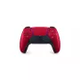 Wireless Gamepad Sony DualSense czerwony — kontroler Bluetooth dla PlayStation 5, 0,28 kg, przyciski: Wstecz/Wyczyść pamięć/Menu/Opcje/Start/Turbo