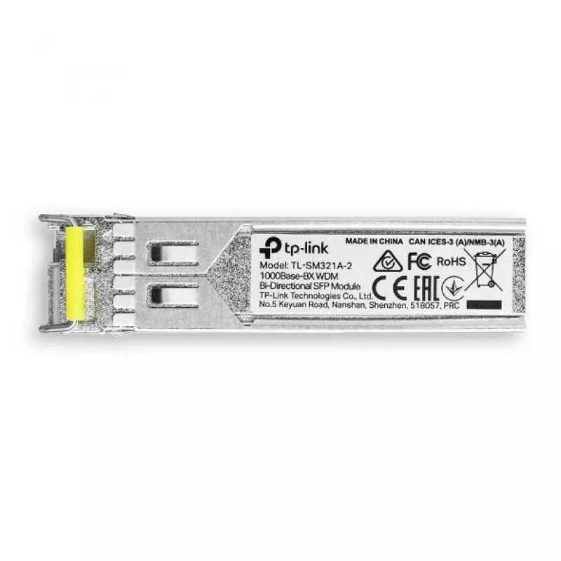 TP-Link Gigabit Single-Mode WDM Bi-Directional SFP Module, Fiber optic, 1250 Mbit/s, SFP, LC (UPC), 9/125 µm, BX