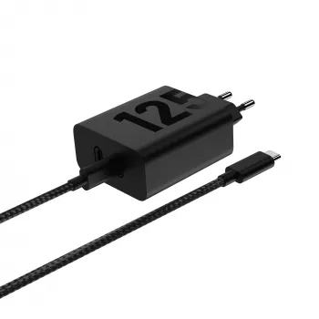 Motorola TurboPower 125W Duo Charger Uniwersalna Czarna Ładowarka AC do szybkiego ładowania Wewnętrzna