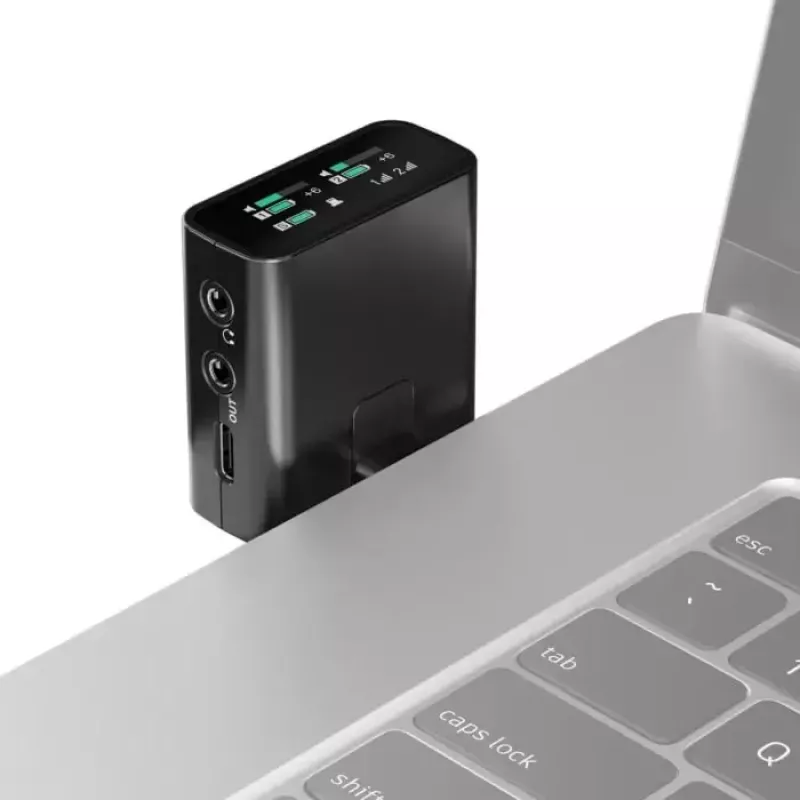 Zestaw bezprzewodowych mikrofonów pojemnościowych Sennheiser PROFILE Wireless 2‑kanałowy — dookólny, 48 kHz, zasięg 245 m, bateria 7 h