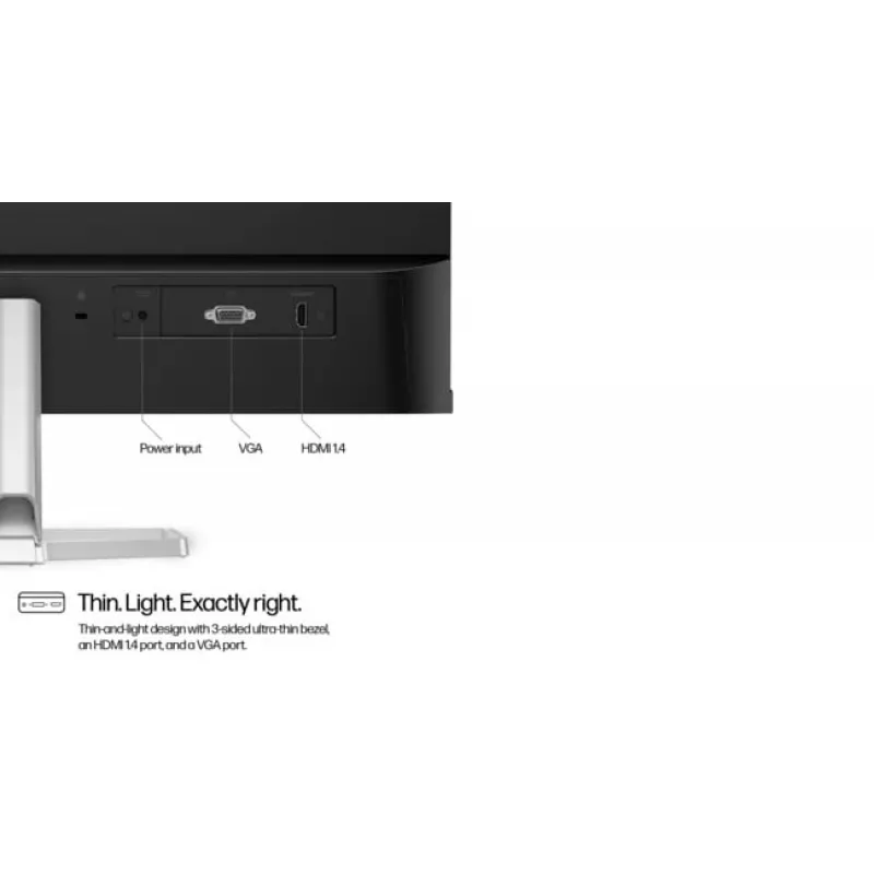 Monitor biurkowy HP – seria 5 524sf – 24 cale – 1920x1080 (FHD) – IPS
