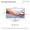 Monitor biurkowy HP - Seria 5 524sh - 24 cale - 1920x1080 (FHD) - IPS - Regulacja wysokości