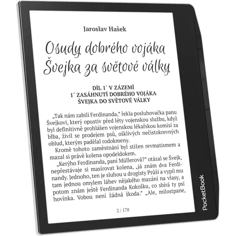 Czytnik e-booków PocketBook 700 Era — 7-calowy ekran dotykowy E Ink Carta, 16 GB, podświetlenie, Bluetooth, wodoodporny