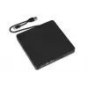 Zewnętrzny napęd optyczny IBOX IED03 DVD±RW USB 3.1 Gen1 (USB-C) Czarny, tacka, 24x CD / 8x DVD