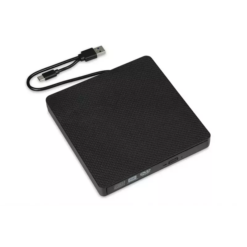 Zewnętrzny napęd optyczny IBOX IED03 DVD±RW USB 3.1 Gen1 (USB-C) Czarny, tacka, 24x CD / 8x DVD
