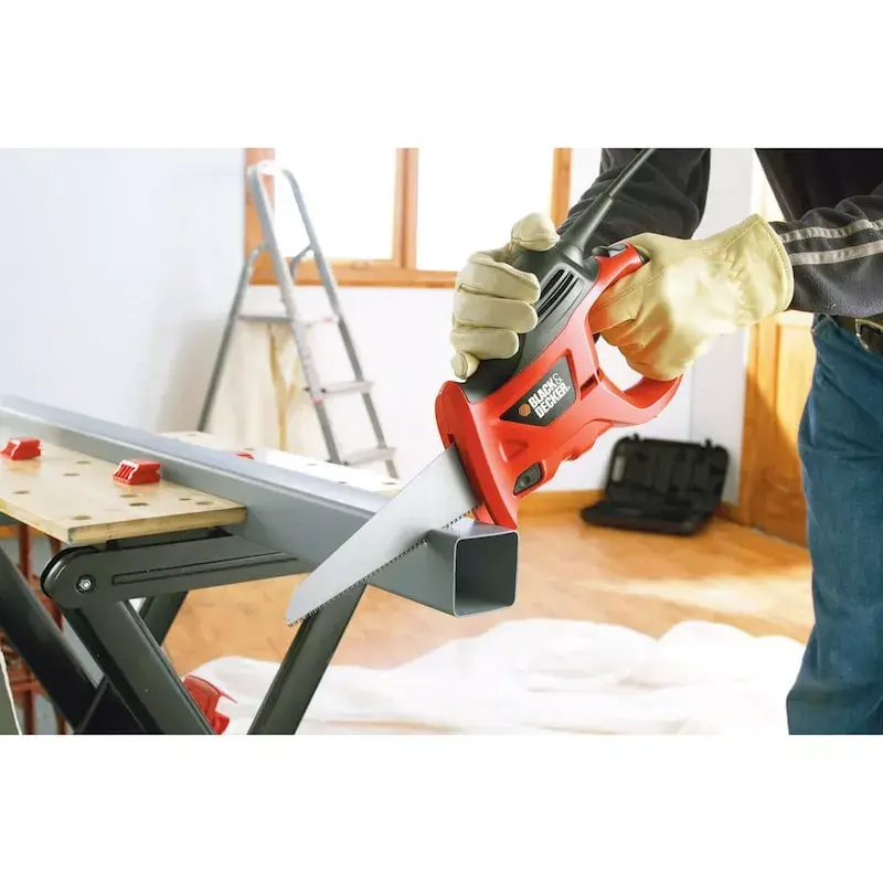 Piła ręczna Czarny & Decker KS880EC-QS – piła ręczna, długość brzeszczotu 23,9 cm, ergonomiczny uchwyt, pomarańczowa