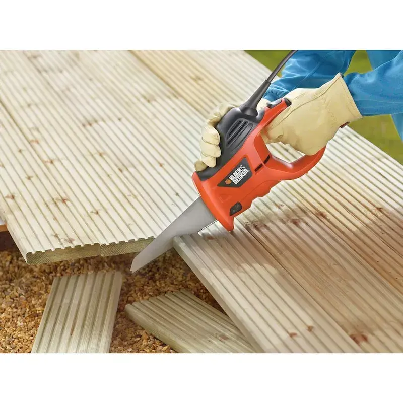 Piła ręczna Czarny & Decker KS880EC-QS – piła ręczna, długość brzeszczotu 23,9 cm, ergonomiczny uchwyt, pomarańczowa
