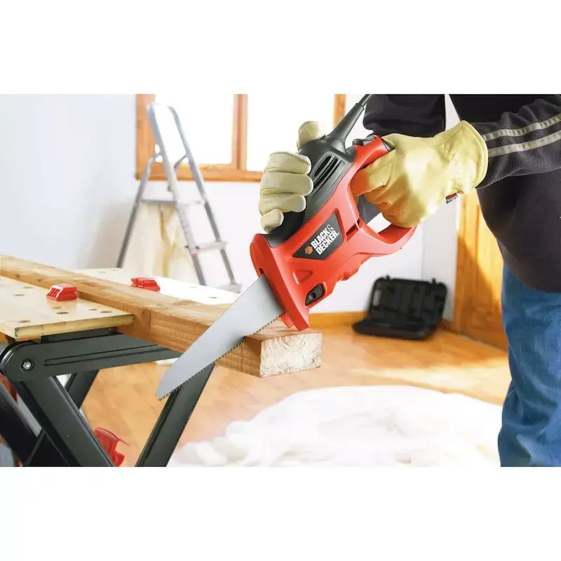 Piła ręczna Czarny & Decker KS880EC-QS – piła ręczna, długość brzeszczotu 23,9 cm, ergonomiczny uchwyt, pomarańczowa