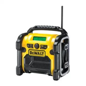 Bezprzewodowe radio kompaktowe Li-Ion AM/FM DEWALT XR - samo narzędzie bez akumulatora