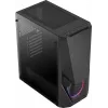 Obudowa PC AEROCOOL Zauron Midi Tower Czarna — Midi Tower, okno boczne, obsługa ATX/microATX/Mini-ITX, maks. GPU 32,5 cm, wysokość chłodzenia CPU 166 mm, 2x wnęka 3,5 cala, 4x wnęka 2,5 cala