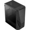 Obudowa PC AEROCOOL Zauron Midi Tower Czarna — Midi Tower, okno boczne, obsługa ATX/microATX/Mini-ITX, maks. GPU 32,5 cm, wysokość chłodzenia CPU 166 mm, 2x wnęka 3,5 cala, 4x wnęka 2,5 cala