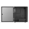 Obudowa PC Midi Tower AEROCOOL Graphite‑G‑BK‑v2 — Czarna, ATX/Micro‑ATX/Mini‑ITX, przód 2×140 mm + tył 1×140 mm