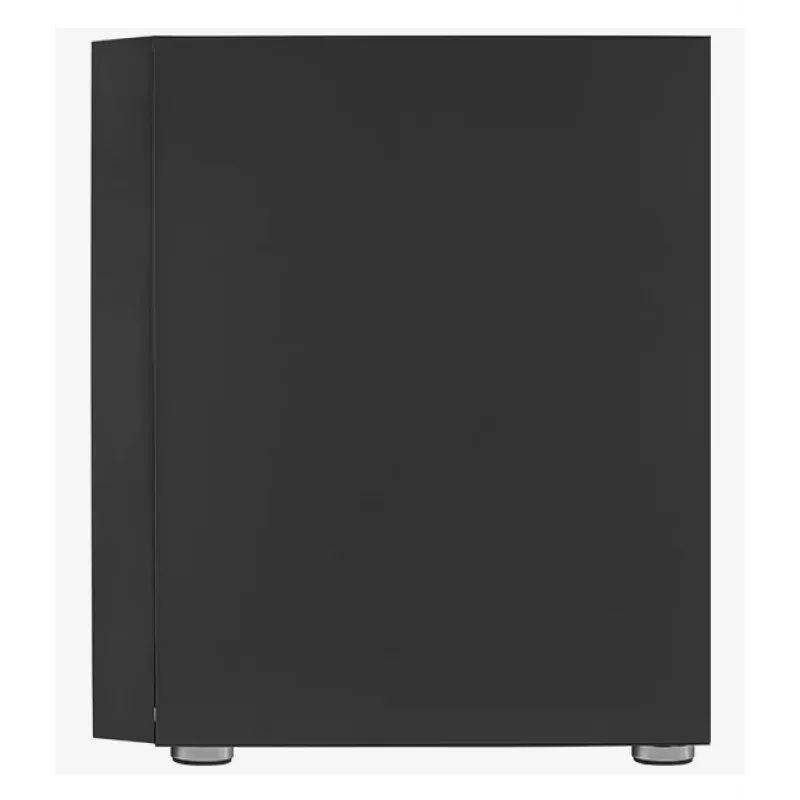 Obudowa PC Midi Tower AEROCOOL Graphite‑G‑BK‑v2 — Czarna, ATX/Micro‑ATX/Mini‑ITX, przód 2×140 mm + tył 1×140 mm