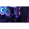 Obudowa PC Midi Tower AEROCOOL Graphite‑G‑BK‑v2 — Czarna, ATX/Micro‑ATX/Mini‑ITX, przód 2×140 mm + tył 1×140 mm