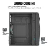 Obudowa PC AEROCOOL Raider Mini G V3 Mini-ITX / microATX, czarna, okno boczne, zielone LED, maks. GPU 285 mm, chłodzenie CPU 159 mm