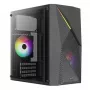 Obudowa PC AEROCOOL Raider Mini G V3 Mini-ITX / microATX, czarna, okno boczne, zielone LED, maks. GPU 285 mm, chłodzenie CPU 159 mm