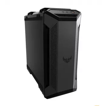 Obudowa PC ASUS TUF Gaming GT501 Midi Tower — Czarna, obsługa ATX/Micro‑ATX/Mini‑ITX/E‑ATX, 3x120 mm przód, 1x140 mm tył, GPU 42 cm, cooler CPU 18 cm