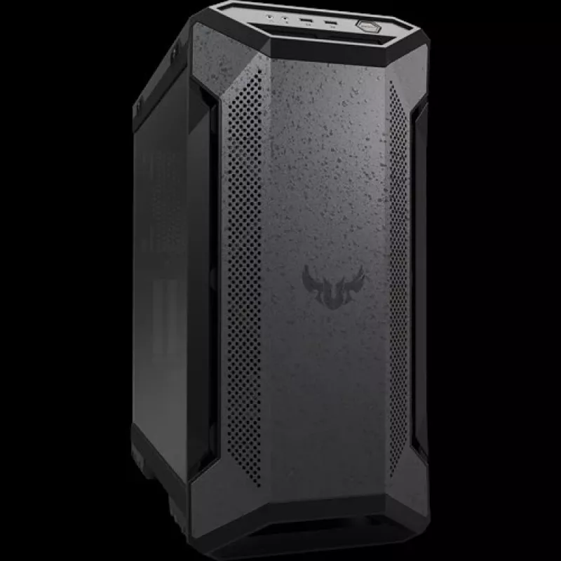Obudowa PC ASUS TUF Gaming GT501 Midi Tower — Czarna, obsługa ATX/Micro‑ATX/Mini‑ITX/E‑ATX, 3x120 mm przód, 1x140 mm tył, GPU 42 cm, cooler CPU 18 cm