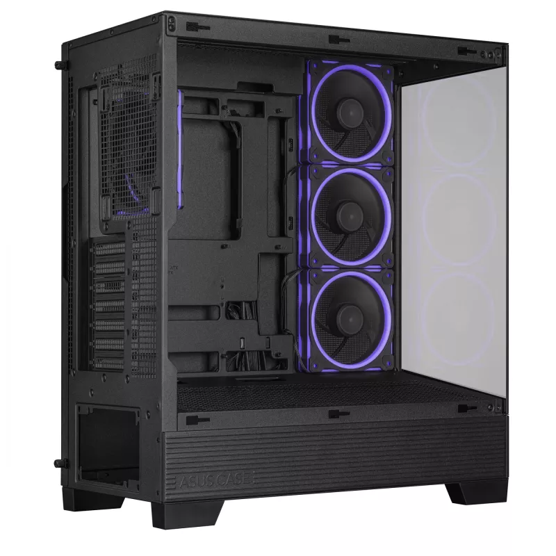 ASUS A31 Plus TG ARGB Czarny Midi Tower