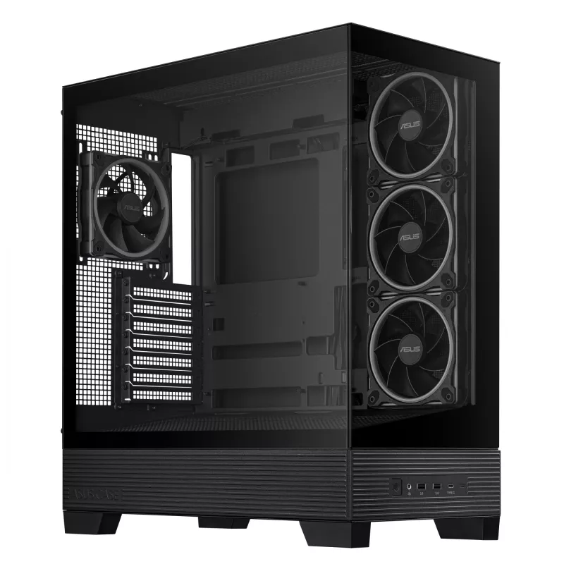 ASUS A31 Plus TG ARGB Czarny Midi Tower